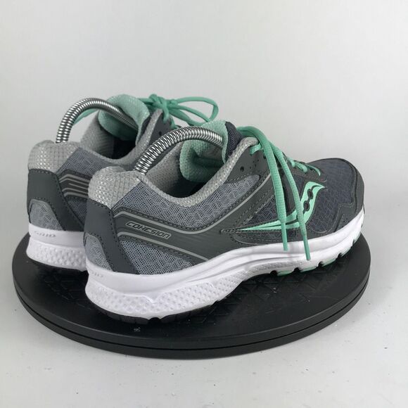Saucony Grid Cohesion 10 Gray/Green Running Shoes S15333-3 Women’s Size 9.5 - Picture 5 of 12